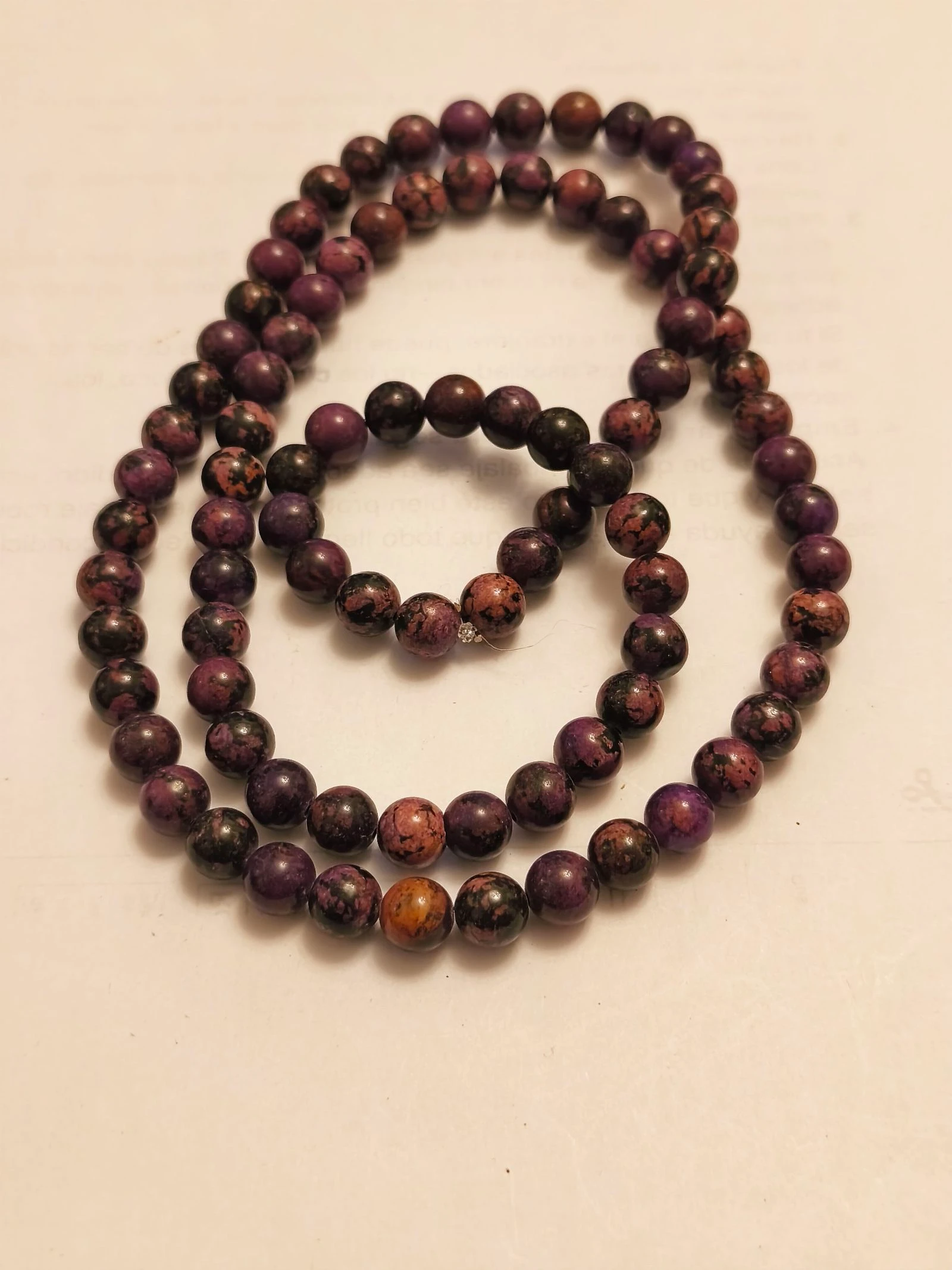 Rodoniet ketting van 80 centimeter – photo 2